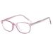 Zhuyiqz anti-blue light reading glasses anti-eyes overexertion computer reader unbreakable presbyopia glasses flat light mirror (color: purple size: +300) +300 purple