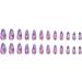 TQUXNGA 24x/Box Almond False Nail Full Cover Stick on Nail Almond Nail Tips Purple False Nail Press On Nail Artificial Nail - Buy Online on GoSupps.com