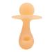 Newborn Teething Toy Textured Handle Easy to Grip Large Baby Pacifier Stick Boilable Candy Shape for 6-12 Months (Nano Silver)
