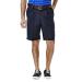 Haggar Men's Cool 18 Pleat Front Hidden Expandable Waist Short-Regular and Big & Tall Sizes 38 Navy
