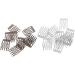 PULABO 20 pieces/piece 5 teeth diy metal wire hair clip bridal wedding veil comb Durable - Buy Online on GoSupps.com