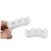Buy Gatuida Gel Toe Stretcher - 3 Pairs White Daily Use Toe Straightener & Bunion Cushion Pads - International Shipping Available - Buy Online on GoSupps.com