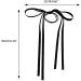 xbiez Chic Bow Elastic Hair Ropes Ponytail Holder Fashionable Ribbon Hair Scrunchie for Women and Girls Beige - Buy Online on GoSupps.com