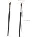 Baluue 2pcs Eyebrow Brush Flat Eyeliner Brush Concealer Brush Flat Tapered Brush Angled Brush Wood - Buy Online on GoSupps.com