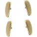 Operitacx Metal Frame Glasses Nose Pads - 4-Piece Golden Air Chamber for Comfort & Anti-Slip Support - Buy Online on GoSupps.com