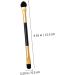 Housoutil Make Up Sponge 45 Pcs Eye Shadow Brush Makeup Brush Eyeshadow Double Ended Eyeshadow Brush Cosmetic 12.5X0.5CMx3pcs As Shownx3pcs - Buy Online on GoSupps.com