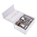 4 Piece Shaving Set for Men Shave Complete Shaving Kit with Stainless Steel Shave Bowl Easy-Grip Brush and Stand - Safety Razor Head