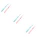 Ipetboom 6 STK children's toothbrush baby toothbrush toddler toothpaste toothbrush for toddlers toothbrushes for children fur toothbrush brass toothbrush care small umbrella pebble angel