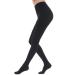 QIRUIRED Medical Compression Pantyhose - Closed Toe 23-32mmHg Graduated Support Tights Socks Stockings for Women & Men Black XL