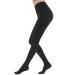 QIRUIRED Medical Compression Pantyhose - Closed Toe 23-32mmHg Graduated Support Tights Socks Stockings for Women & Men Black XXL