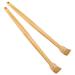 Gita back scratch wood manual back massage with a long handle back scratch for body relaxation and massage 39.6 cm 2 pieces