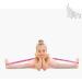 Xingmo Kids Stretch Band with Multi Loops - Pink Latin Yoga Exercise Trainer - Buy Online on GoSupps.com