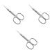 FRCOLOR 3pcs Tip Scissor Beard Mustache Unisex Eyebrow Kit Grooming Trimmer Women Razor Universal Men and Women Eyelash Mx3pcs Silverx3pcs