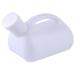 Men's Urinal with Screw Cap 3000Ml Household Potty Portable Urinals Male Urine Elderly Children Emergency Toilets Travel Mobile Collectors(Color:White) Happy