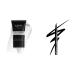 NYX Professional Makeup Studio Perfect Primer - Clear Makeup Primer & Epic Ink Eye Liner Filzstift Waterproof Vegan Formula Shade 01 Clear Bundle with Eye Liner 01
