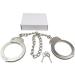 Yoghourds Metal Long Handcuffs - Sturdy Double Lock LegCuffs for Police - Heavy Duty Ankle Handcuffs with Keys & Holster - Buy Online on GoSupps.com