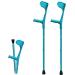 Adult Forearm Cane Half Cuff Elbow Crutches Lightweight Telescopic Folding Arm Crutch for Medical Rehabilitation 10 Height Adjustable (Color : Black Size : 1pcs) Anniversary Lucky Star Sky Blue 2pcs