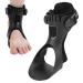 Drop Foot Brace Orthosis Light Balance Foot Drop Orthosis Support for Drop Foot Nerve Injury Foot Position Relieve Pressure Ankle & Foot Orthosis for Hemiplegia Stroke Shoes Walking(S-Left foot)