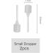 Enslz 5ml Mini Milk Glass Drip Bottles for Essential Oils - Reusable & Refillable with Metal Screw Cap - Pack of 15 - Perfect for Nose Oil | International Shipping - Buy Online on GoSupps.com