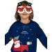 Artie Baby Boys 100% Cotton Footless Pyjamas Set - 2 Piece Long Sleeve Nightwear for Kids 12M-8Y - Navy Blue - Buy Online on GoSupps.com
