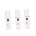 Beavorty Mini Vaporisateur Facial Portable Brume Nano Pour Hydratation Peau Design Ergonomique Et Automatique Blanc moyen Blanc