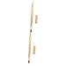 FRCOLOR 2pcs Makeup stick Makeup Accessories Lip Gloss Cosmetic Kit Applicator Concealer Brush lipconcealer makeup lip Eyeliner make up luster 14.5*1*1cmx2pcs Goldenx2pcs