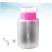 3 pieces nailing tool manicure accessories bottle for nail polish remover nail accessories nail art accessories water nail polish remover bottle press cosmetics alcohol 10.5x5.5cm pink - Buy Online on GoSupps.com