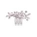 Norhogo Bride Wedding Hair Jewelry | Crystal Flower Headdress & Accessories for Women and Girls (Silver) - International Shipping Available - Buy Online on GoSupps.com