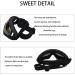 Jiamian Pet Sunglasses for Dogs - Waterproof UV Protection Adjustable Straps for Medium & Large Breeds - Anti-Fog & Windproof Black2 - Buy Online on GoSupps.com