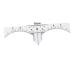 DOITOOL 10pcs Set Scale Ruler Microblading Ruler Guide Eyebrow Shaper Kit Eyebrow Ruler Tool Make up