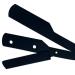 Buy Sicastar Stainless Steel Folding Straight Edge Razor - Single Edge Replaceable Blades - Black - Perfect for Barber Shaving - Buy Online on GoSupps.com