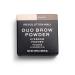 Revolution Pro Duo Brow Powder Eyebrow Eyeshadow - Medium Brown | Buy Internationally for Perfect Brows - Buy Online on GoSupps.com