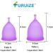 Buy Furuize Sporti Menstrual Cup with Sterilization Cup - 100% Medical Soft Silicone Prevents Infections & Strengthens Pelvic Floor - 1 Pack - Buy Online on GoSupps.com