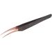 Premium Rose Gold Stainless Steel Eyelash Extension Tweezers - Safe Precise & Curved for Women's Salon Use - Buy Online on GoSupps.com