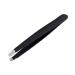 Buy Stainless Steel Eyebrow Hair Tweezers - 1Pc Black Slant Puller for Perfect Beauty & Makeup - Buy Online on GoSupps.com