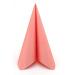 50 APARTina napkins fabric-like Airlaid - UNI color: coral size: 40x40 cm Coral 40x40 cm
