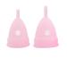 Soft menstrual cup premium design super soft and flexible reusable menstrual cup made of silicone for 12 hours of use alternative to tampons and inserts small rose