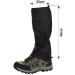 Volumoon Waterproof Gaiters - Outdoor Oxford Leg Protection Against Snow Rain & Insects for Hiking Skiing & Climbing (Black) - 1 Pair - Buy Online on GoSupps.com