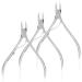 3 Pieces Cuticle Trimmer  Pointed Blade Cuticle Nippers  Stainless Steel Cuticle Nipper Cuticle Cutter for Fingernails Toenails and Dead Skin