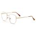 Kaeoisfu fashion big metal reading glasses for men and women robust large blue light blocking computer reader anti-fatigue of the eyes computer presbyopia glasses against eye fatigue gold-38 1.5 dioptries