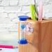 Children's Handwroll Toothbrush & 2-Minute Sandglass Timer - Mini Hourglass for Brushing Teeth (Pink) | International Shipping - Buy Online on GoSupps.com