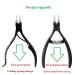 Professional Podiatrist Toenail Clipper for Thick/Ingrown Nails - Surgical Stainless Steel, Rubber Handles, Recommended by Foot Surgeons - Suitable for Men, Seniors, Adults (Black) - Buy Online on GoSupps.com