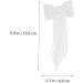 FRCOLOR Wedding Rhinestone Bow Tassel Hair Clip veils for brides rhinestone hair bowknot clip hair bow crystal bow clip veil hair bow luxurious bridesmaid rhinestones Bridal Hair Clip - Buy Online on GoSupps.com