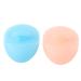 Milisten Soft Silicone Facial Cleansing Brush for Sensitive Dry Skin 2 Pack