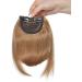 SEGO Pony Hairpiece Extensions - Clip-in Fringe Bangs One Piece Hair Extension in Coffee Brown - Perfect for International Shipping - Buy Online on GoSupps.com