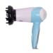 Foldable Lightweight Blow Dryer Ionic Hairdryer Mini Travel Hair Dryer Healthy Hairdryer Fast Drying 1200W 2 Temperatures and 2 Styling Nozzle Lightweight Low Noise Fast Drying Portable Travel Blue