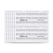 Amorus 12 Pairs Multipack Flare Short False Eyelashes Dozen Set 100% Natural Hair Black Handmade Comfortable Reusable Individuals Fake Lashes Pack