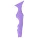 BIUDECO Silicone Beauty Ruler Travel Duct Tape Eye Applicator Guide Lash Supplies Pads Auxiliary Abundance 1 count (Pack of 1) Violet