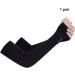 Nilioyul UV Protection Cooling Arm Sleeves Safety Fitness Protector Gradient Men Women Sunscreen Cycling Fishing Volleyball Black - Buy Online on GoSupps.com