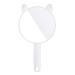 TOPYHL Cat Hand Mirror Travel Handheld Mirror Cat Ear Shaped Cosmetic Mirror with Handle (White)